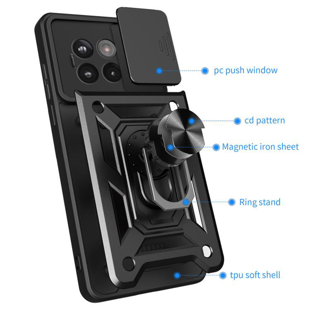 Deksel for OnePlus 13R, Techsuit, CamShield, Blå