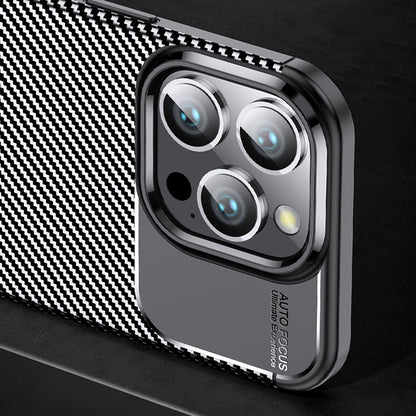 Deksel for OnePlus 13R, Techsuit, CarbonFiber, Svart