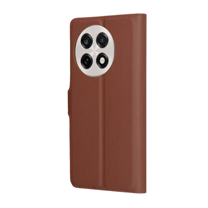 Deksel for OnePlus 13R, Techsuit, Leather Folio, Brun
