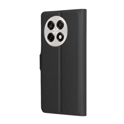 Deksel for OnePlus 13R, Techsuit, Leather Folio, Svart