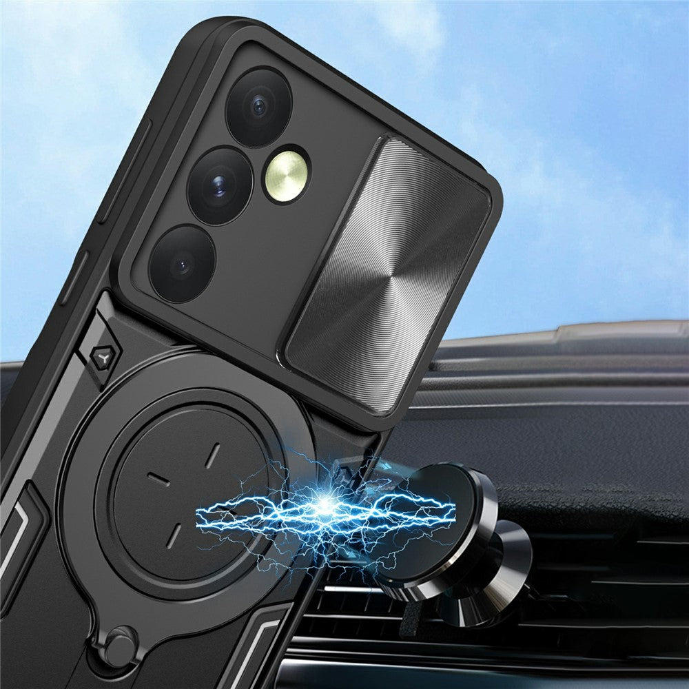 Deksel for OnePlus 15, Techsuit, CamGuard Pro, Svart