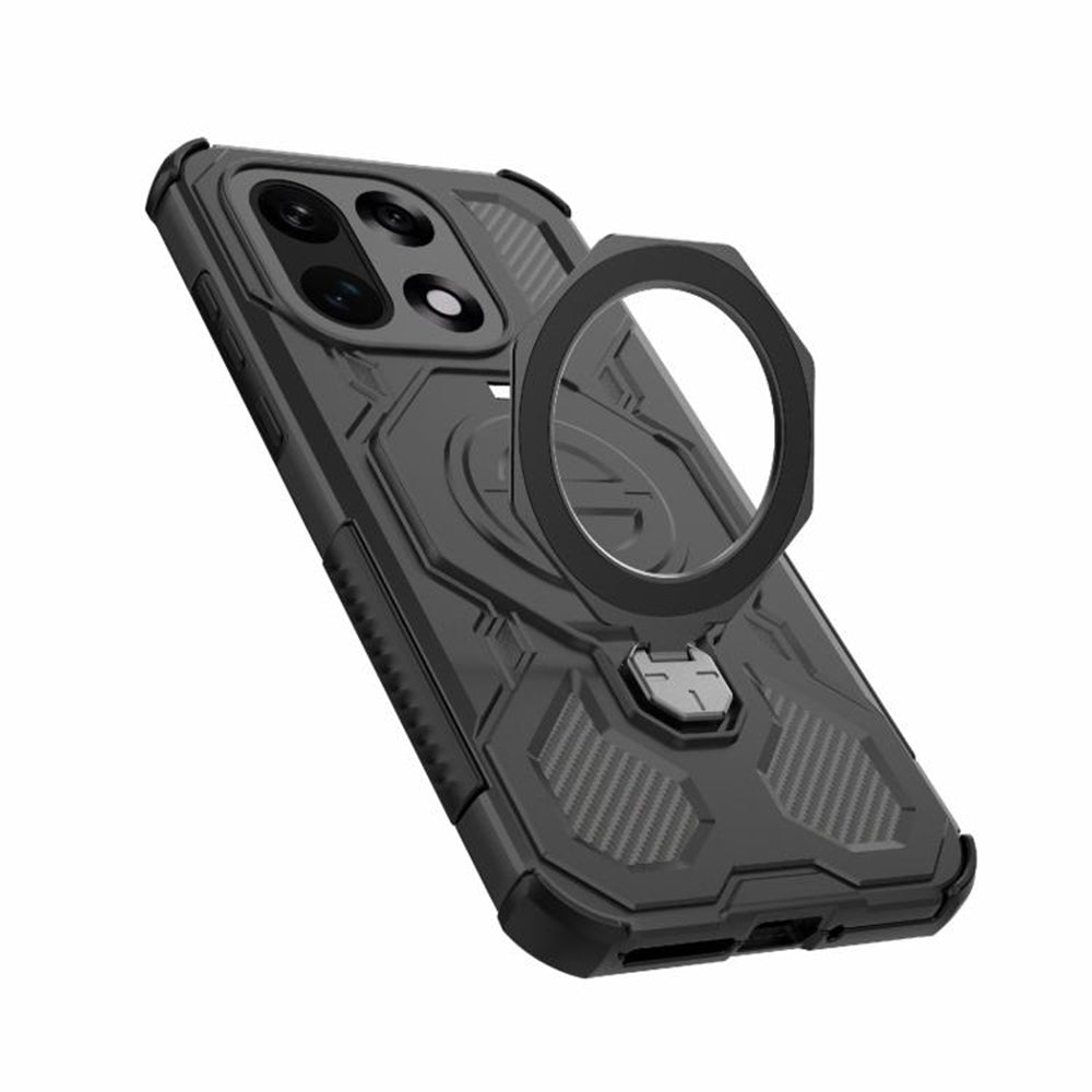 Deksel for OnePlus 15, Techsuit, Carbon Shield Pro, Svart
