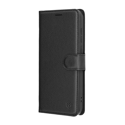 Deksel for OnePlus 15, Techsuit, Leather Folio, Svart