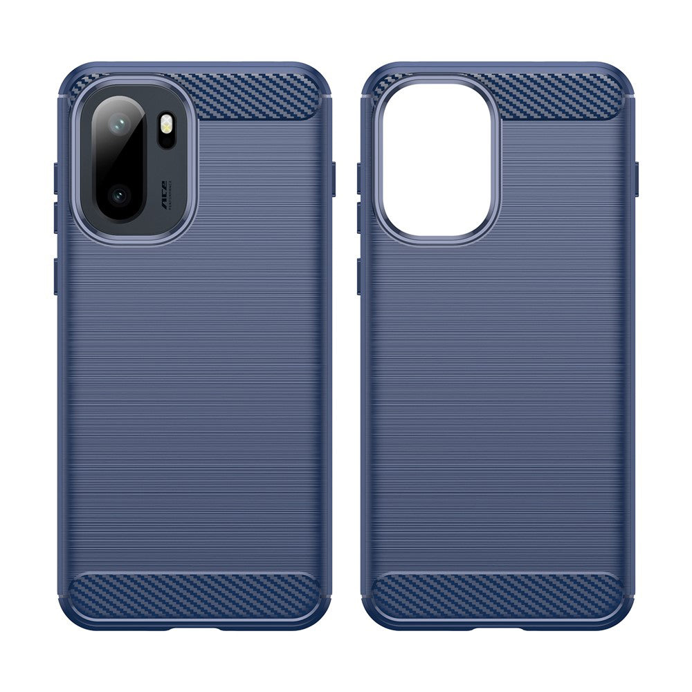 Deksel for OnePlus 15R, Techsuit, Karbon, Blå
