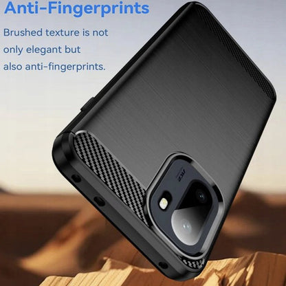 Deksel for OnePlus 15R, Techsuit, Karbon, Svart