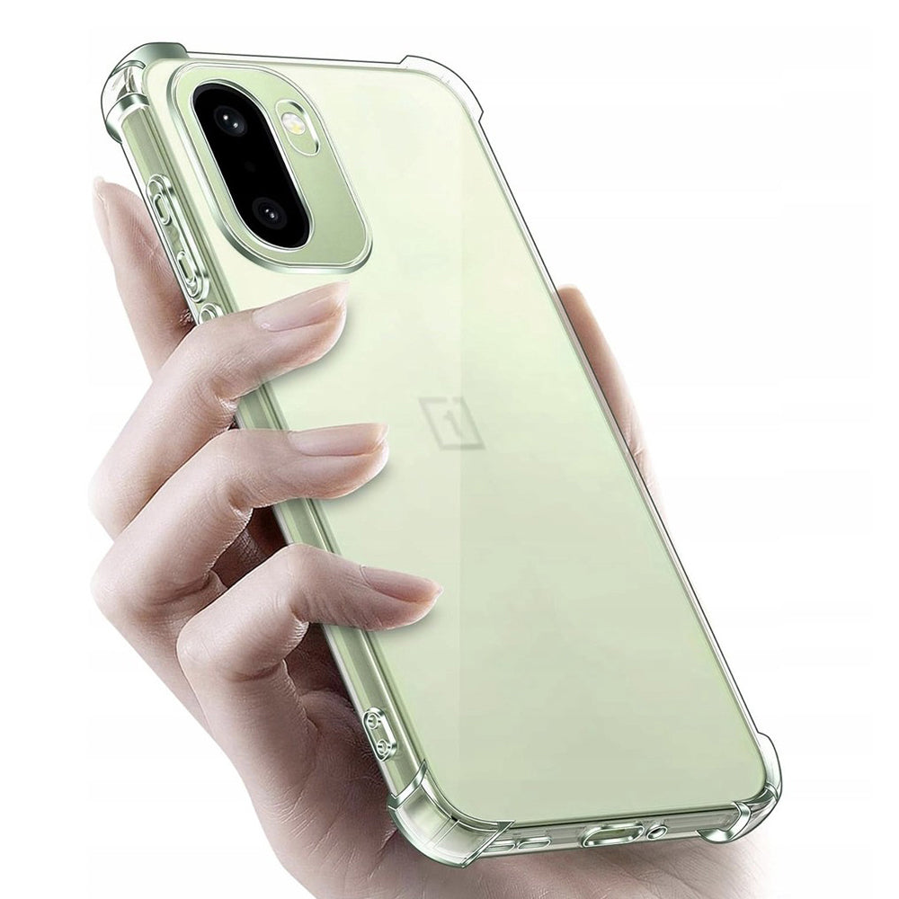 Deksel for OnePlus 15R, Techsuit, Støtsikker Klar, Gjennomsiktig