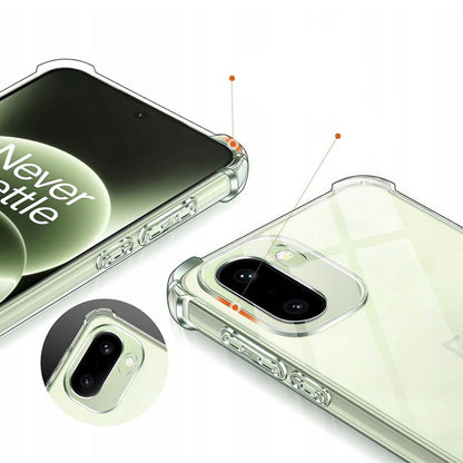 Deksel for OnePlus 15R, Techsuit, Støtsikker Klar, Gjennomsiktig