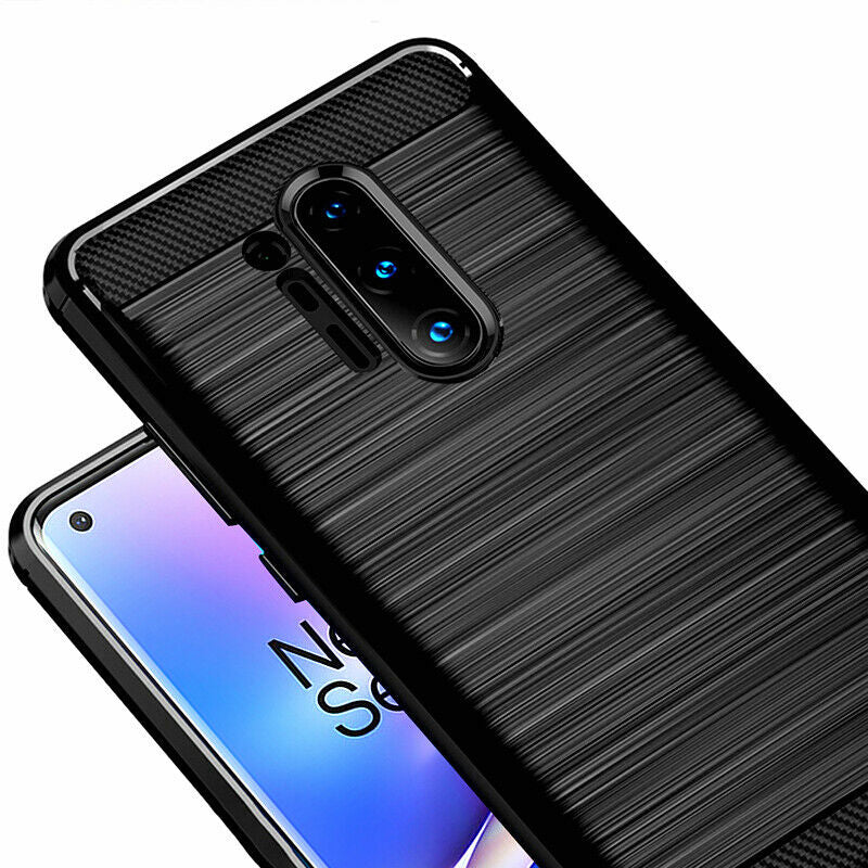 Deksel til OnePlus 8 Pro, Techsuit, Karbon, Svart