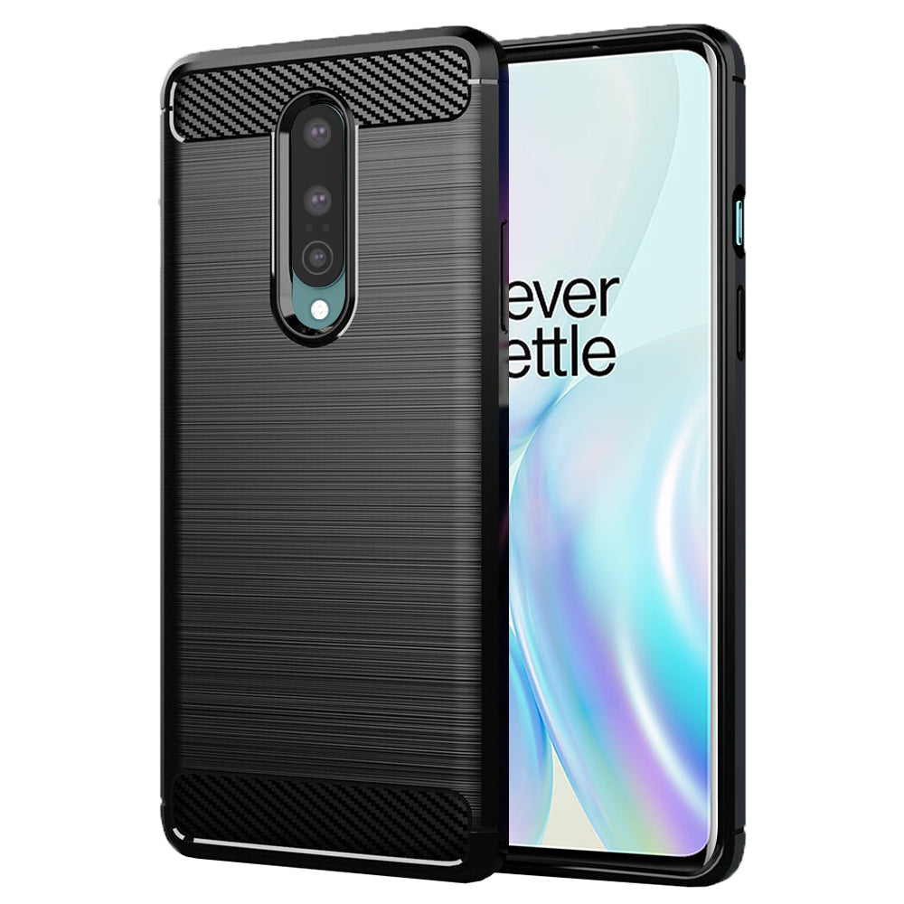 Deksel til OnePlus 8, Techsuit, Karbon, Svart