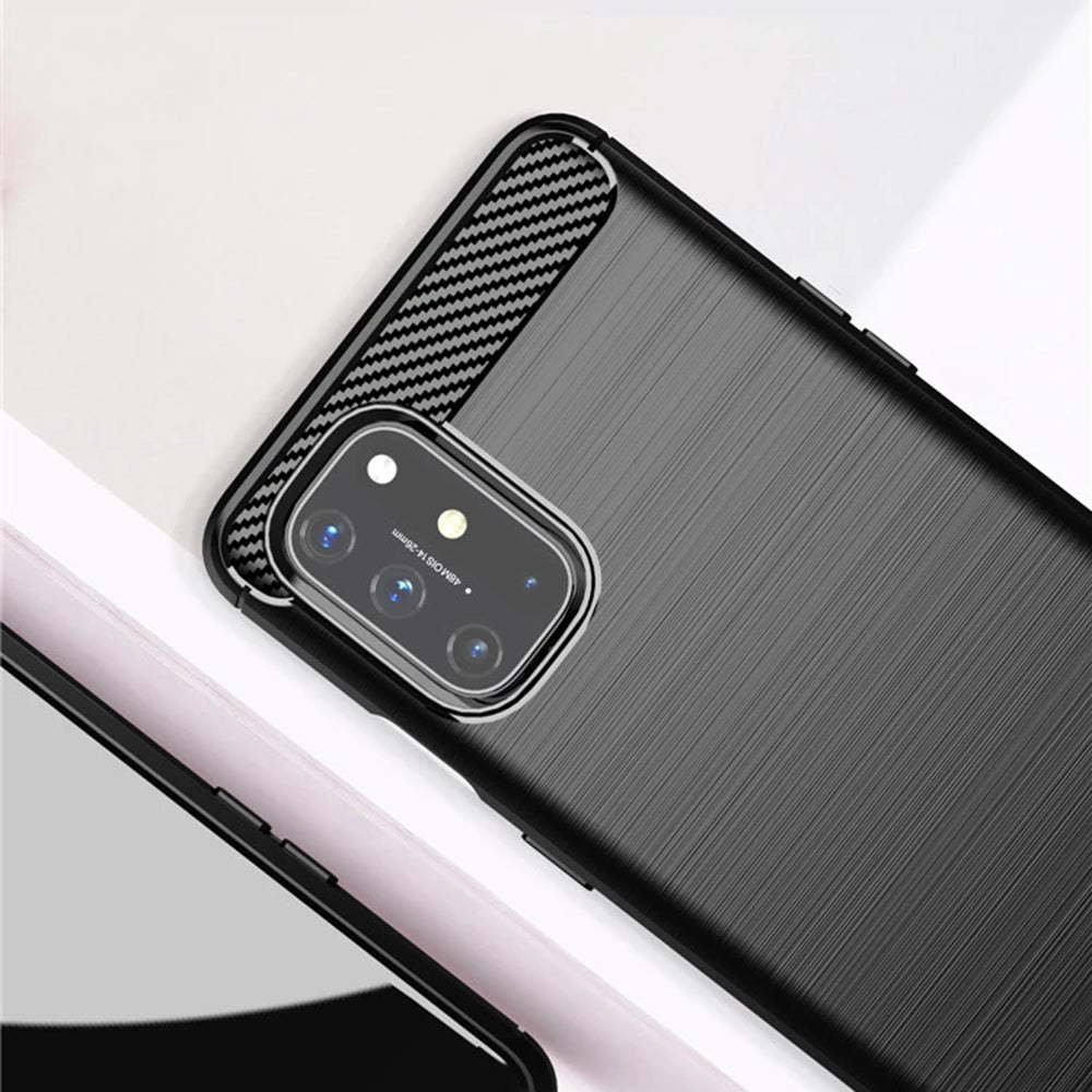 Deksel til OnePlus 8T, Techsuit, Karbon, Svart