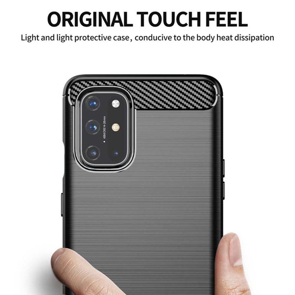 Deksel til OnePlus 9, Techsuit, Karbon, Svart