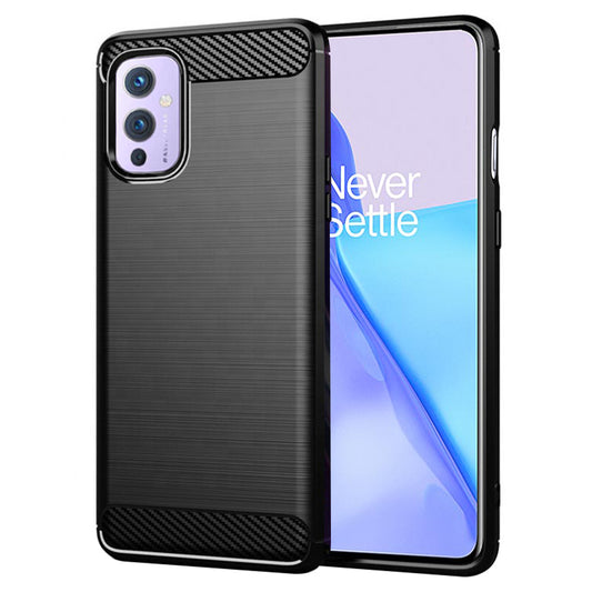 Deksel til OnePlus 9, Techsuit, Karbon, Svart