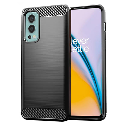 Deksel til OnePlus Nord 2 5G, Techsuit, Karbon, Svart