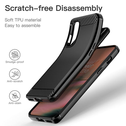 Deksel til OnePlus Nord 2 5G, Techsuit, Karbon, Svart