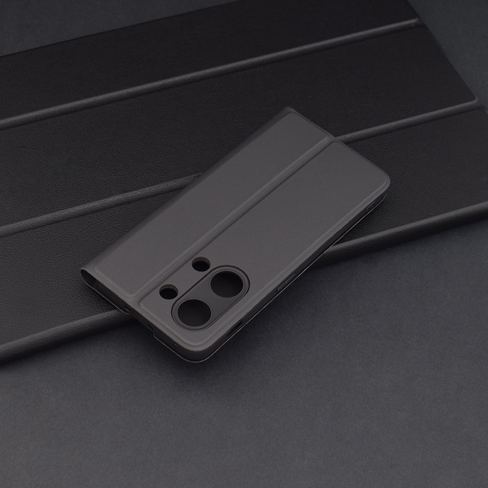 Deksel for OnePlus Nord 3, Techsuit, Magskin Book, Svart