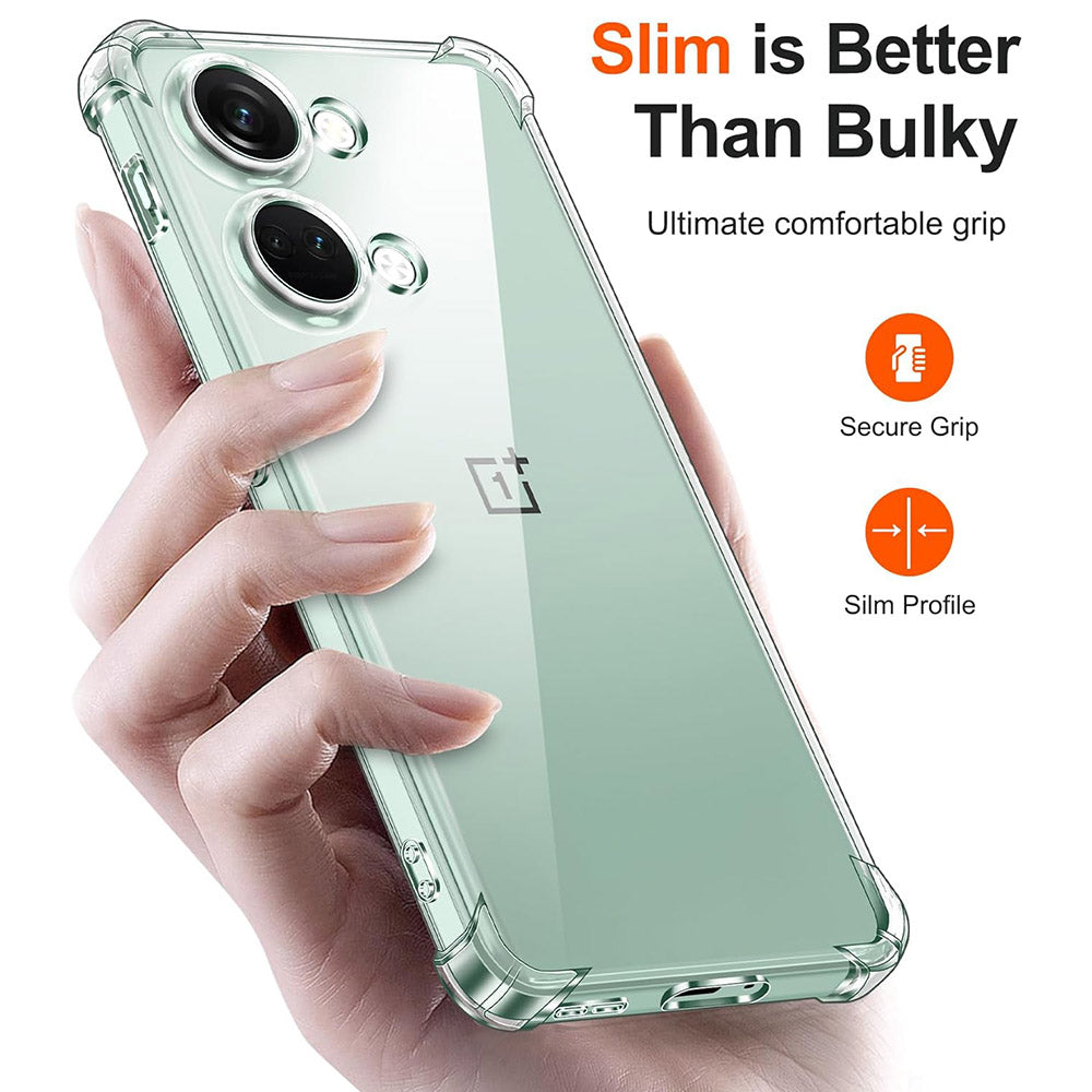 Deksel til OnePlus Nord 3, Techsuit, Støtsikker Klar, Transparent