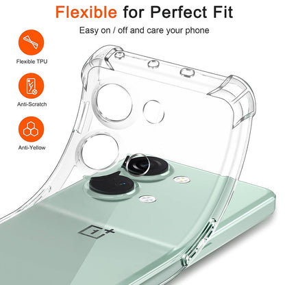 Deksel til OnePlus Nord 3, Techsuit, Støtsikker Klar, Transparent