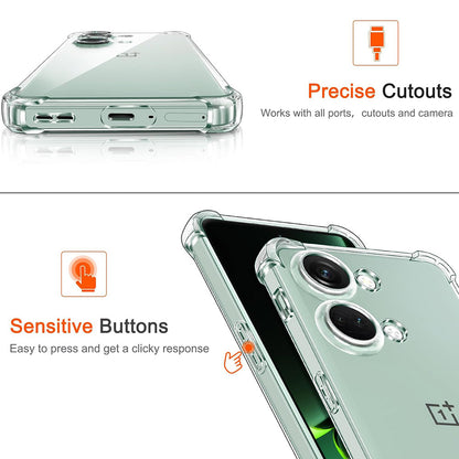 Deksel til OnePlus Nord 3, Techsuit, Støtsikker Klar, Transparent