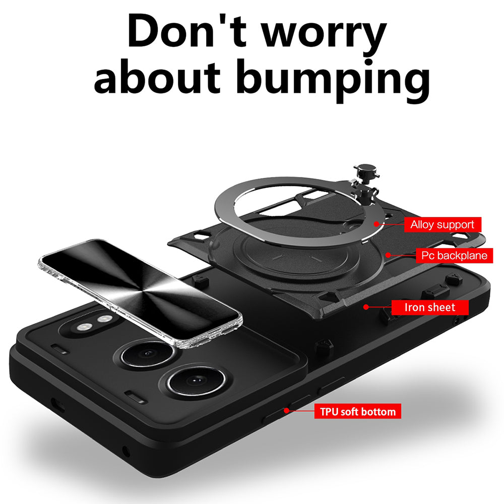 Deksel for OnePlus Nord 4, Techsuit, CamGuard Pro, Blå