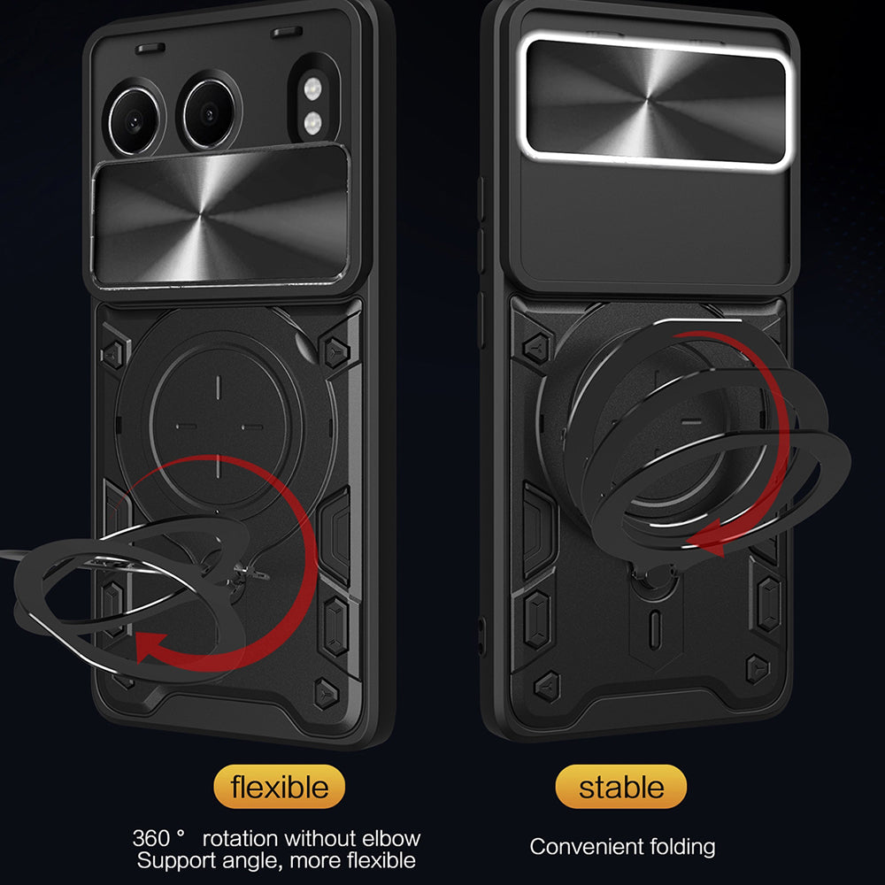 Deksel for OnePlus Nord 4, Techsuit, CamGuard Pro, Blå