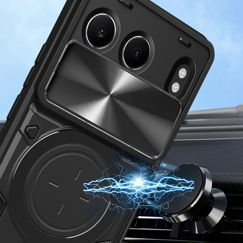 Deksel for OnePlus Nord 4, Techsuit, CamGuard Pro, Blå