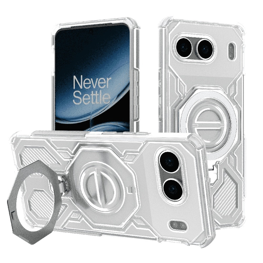 Deksel for OnePlus Nord 4, Techsuit, Carbon Shield Pro, Hvit