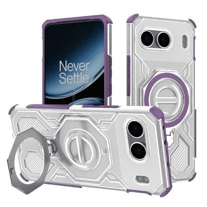 Deksel for OnePlus Nord 4, Techsuit, Carbon Shield Pro, Lilla