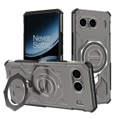 Deksel til OnePlus Nord 4, Techsuit, Carbon Shield Pro, Røykfarget