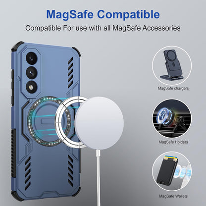 MagSafe-deksel for OnePlus Nord 5, Techsuit, ArmorMag, Blå