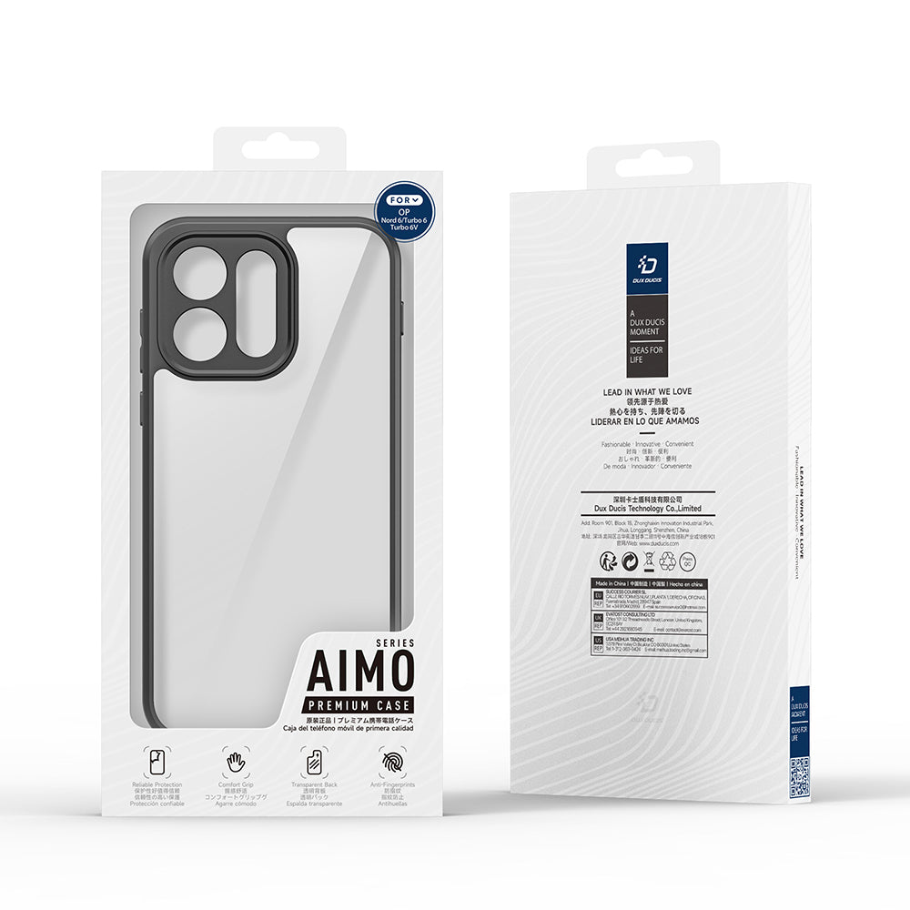 Deksel til OnePlus Nord 6, DUX DUCIS, Aimo, Svart