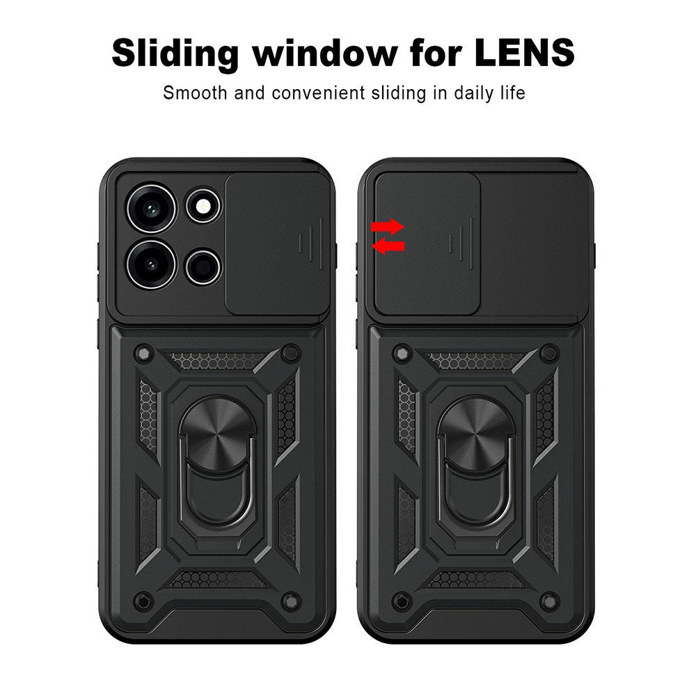 Deksel for OnePlus Nord 6, Techsuit, CamShield, Svart