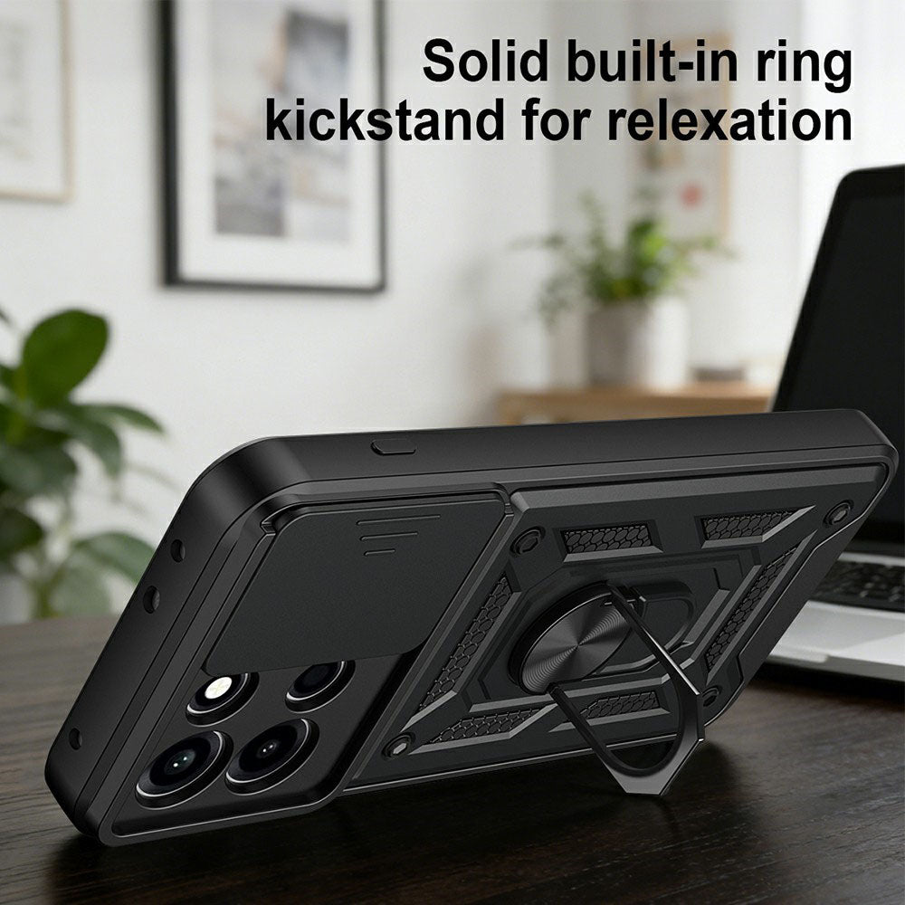 Deksel for OnePlus Nord 6, Techsuit, CamShield, Svart