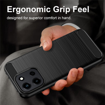 Deksel til OnePlus Nord 6, Techsuit, Karbon, Blå