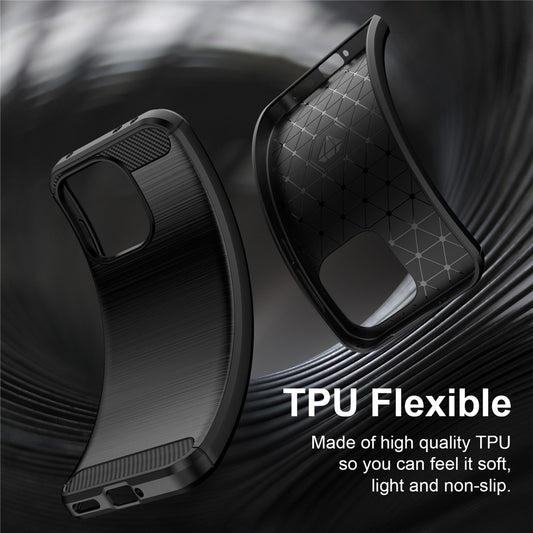 Deksel til OnePlus Nord 6, Techsuit, Karbon, Svart