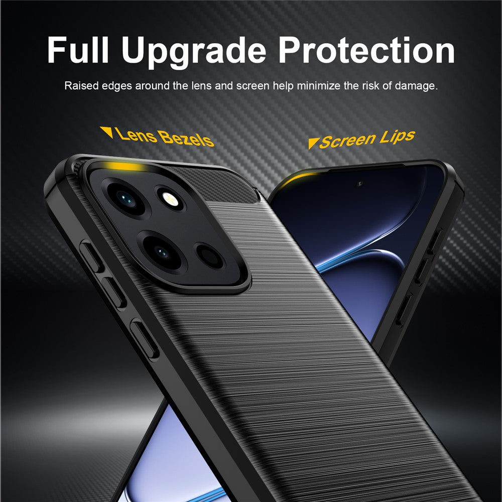 Deksel til OnePlus Nord 6, Techsuit, Karbon, Svart