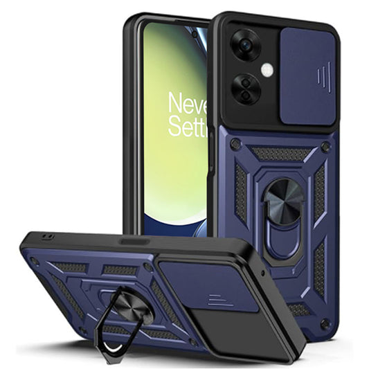 Deksel for OnePlus Nord CE 3 Lite, Techsuit, CamShield, Blå