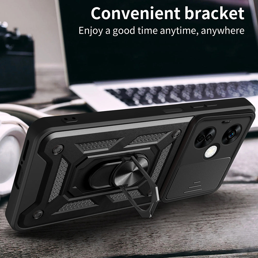 Deksel for OnePlus Nord CE 3 Lite, Techsuit, CamShield, Svart