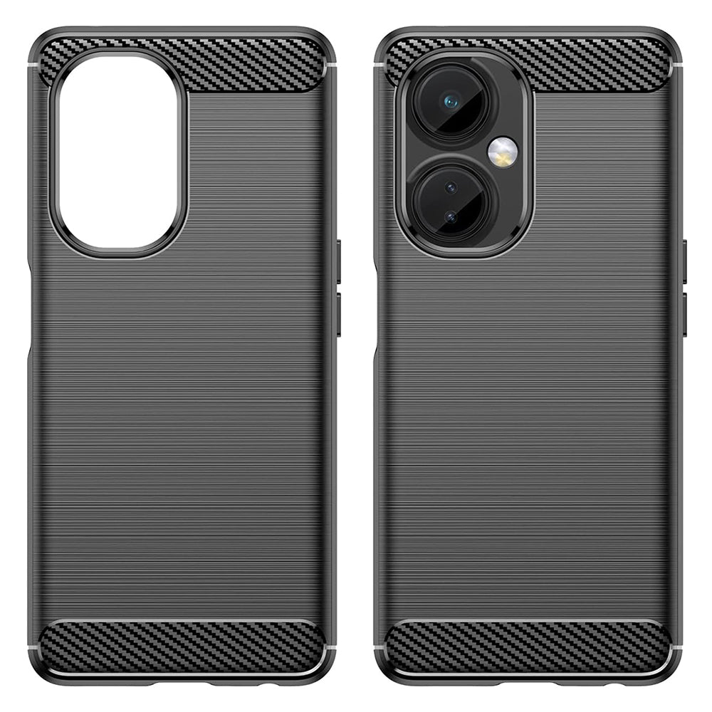 Deksel til OnePlus Nord CE 3 Lite, Techsuit, Karbon, Svart