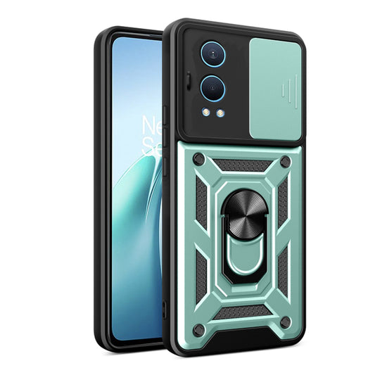 Deksel til OnePlus Nord CE4 Lite, Techsuit, CamShield, Grønn