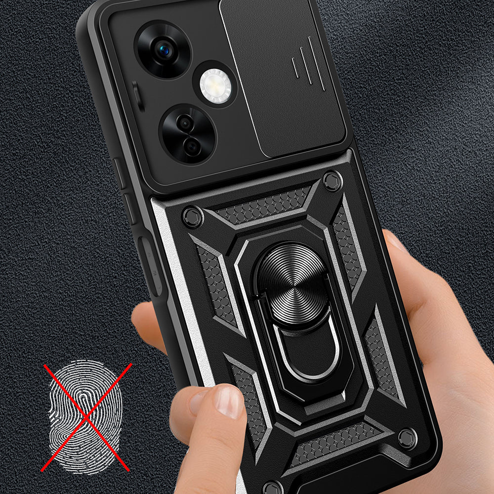 Deksel til OnePlus Nord CE4 Lite, Techsuit, CamShield, Grønn