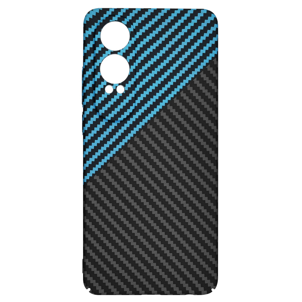 Deksel for OnePlus Nord CE4 Lite, Techsuit, Carbonite FiberShell, Svart Bleu