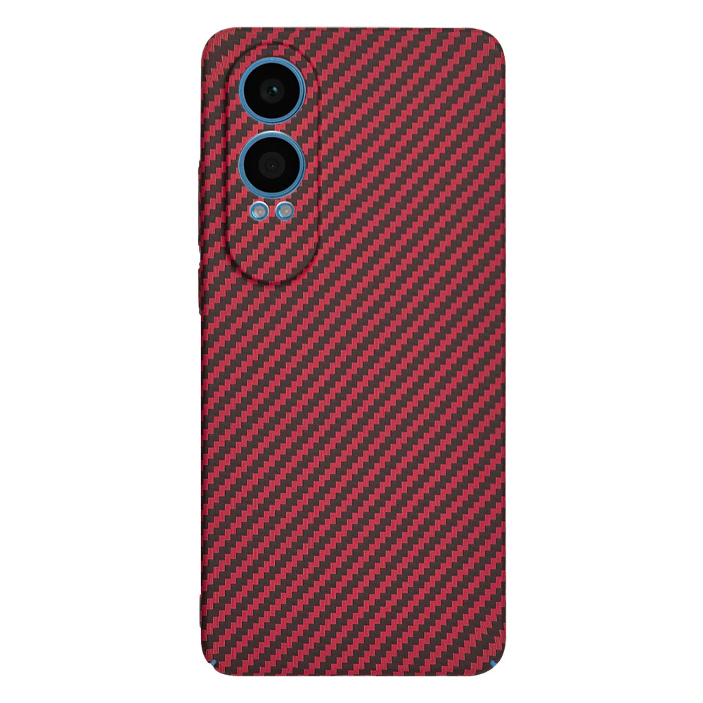 Deksel for OnePlus Nord CE4 Lite, Techsuit, Carbonite FiberShell, Rød