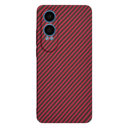 Deksel for OnePlus Nord CE4 Lite, Techsuit, Carbonite FiberShell, Rød