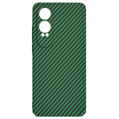 Deksel for OnePlus Nord CE4 Lite, Techsuit, Carbonite FiberShell, Grønn