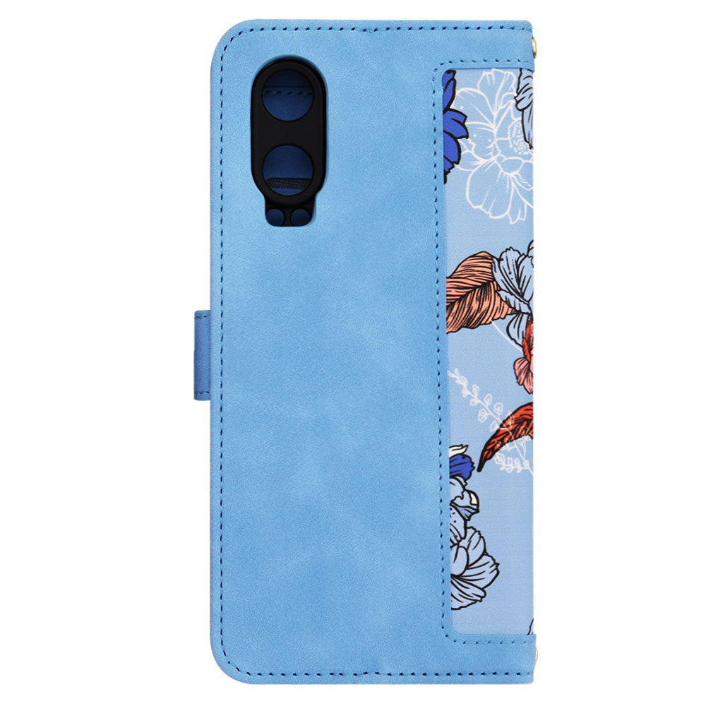 Deksel for OnePlus Nord CE4 Lite, Techsuit, FlipCraft, Blå