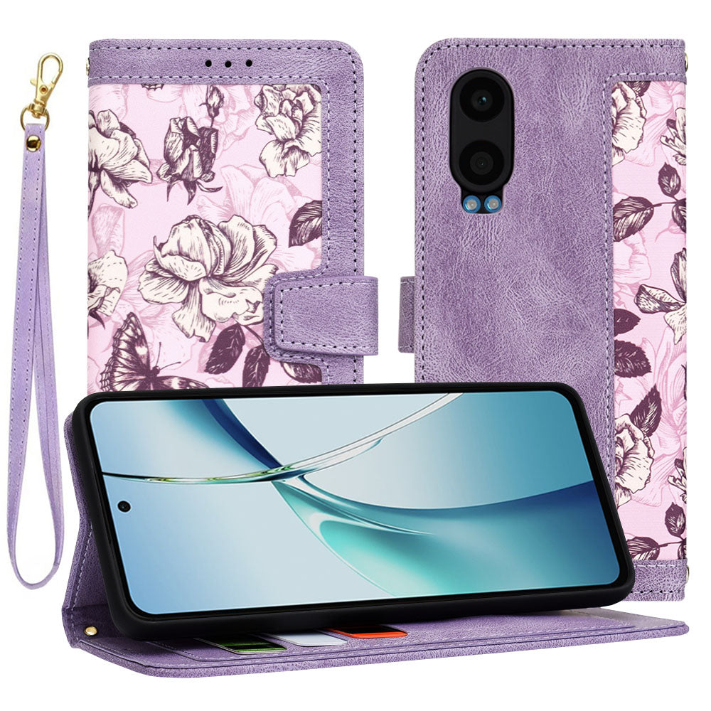 Deksel til OnePlus Nord CE4 Lite, Techsuit, FlipCraft, Lilla