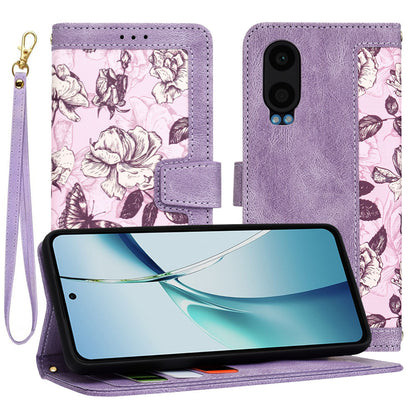 Deksel til OnePlus Nord CE4 Lite, Techsuit, FlipCraft, Lilla