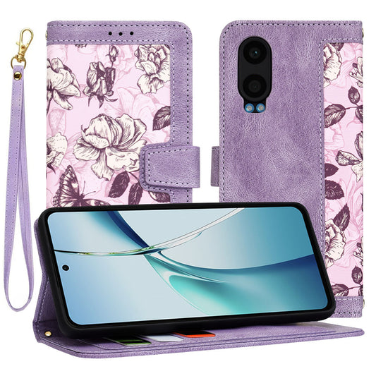 Deksel til OnePlus Nord CE4 Lite, Techsuit, FlipCraft, Lilla