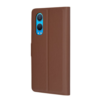 Deksel for OnePlus Nord CE4 Lite, Techsuit, Leather Folio, Brun