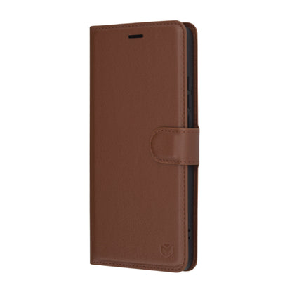 Deksel for OnePlus Nord CE4 Lite, Techsuit, Leather Folio, Brun